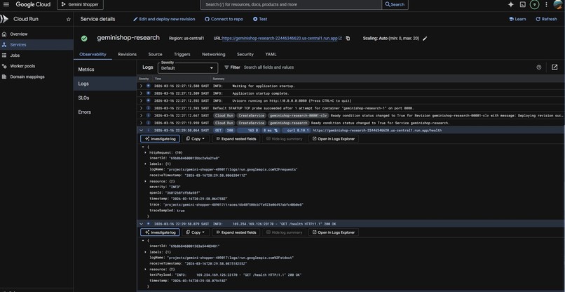 Gemini Shopper – screenshot 2