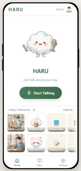 HARU - AI Voice Diary – screenshot 4