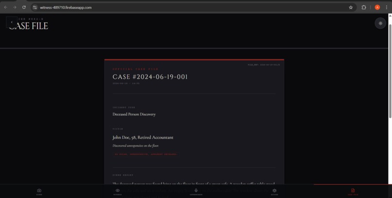 WITNESS – screenshot 4