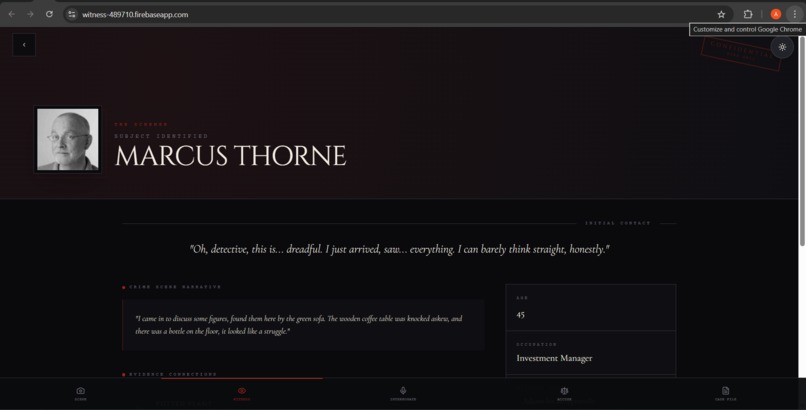 WITNESS – screenshot 6