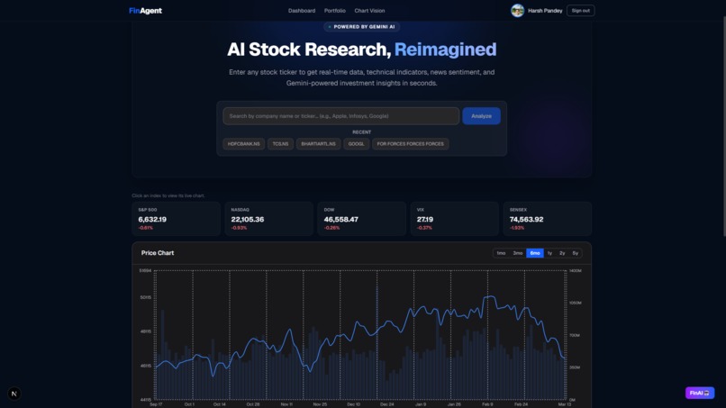 FinAgent – screenshot 1
