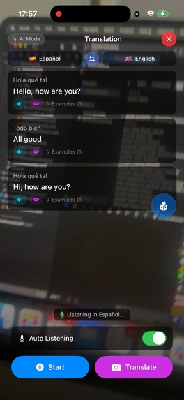 LensLingo — Real-Time Multimodal Conversation Assistant – screenshot 4