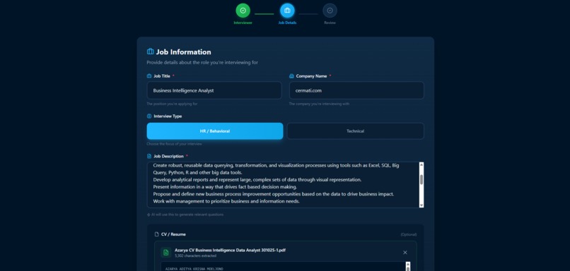 interview live – screenshot 4