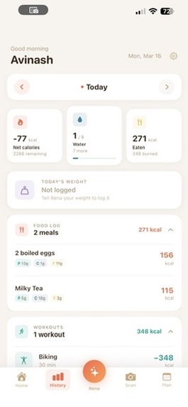Rena — Personal Health Companion – screenshot 2