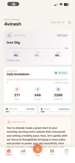 Rena — Personal Health Companion – screenshot 1