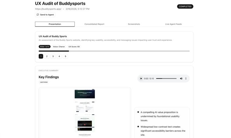 Gemini UX Auditor  – screenshot 4