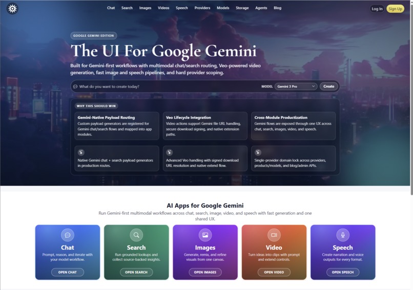 Osirus AI: The UI for Gemini  – screenshot 1