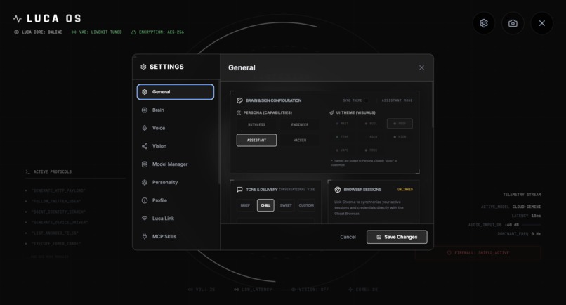 LucaOS – screenshot 3