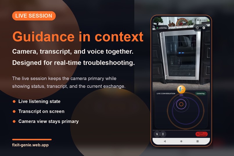 FixIt Genie - Your Live AI Repair Assistant – screenshot 4