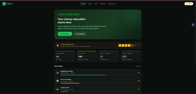 FinWise Campus – screenshot 1