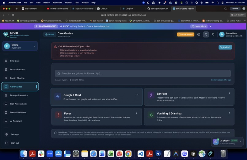 EPCID- Early Pediatric Critical Illness Detection – screenshot 5