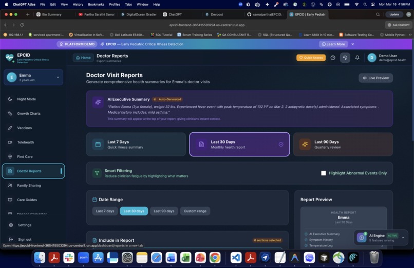 EPCID- Early Pediatric Critical Illness Detection – screenshot 6