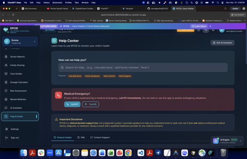 EPCID- Early Pediatric Critical Illness Detection – screenshot 12
