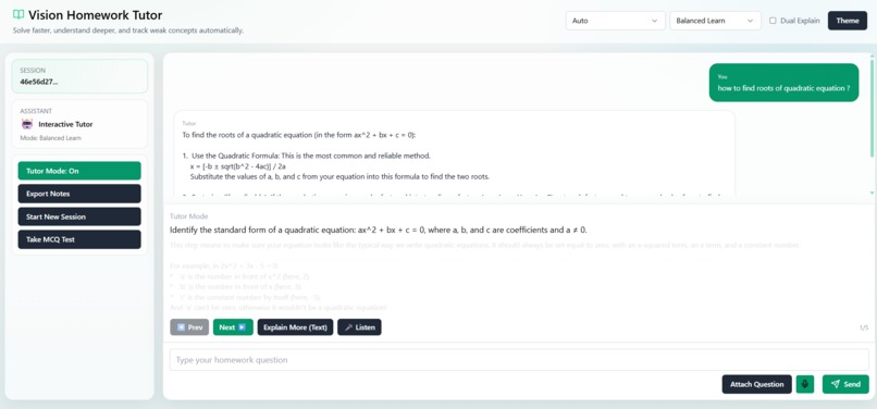 Vision Homework Tutor – screenshot 11