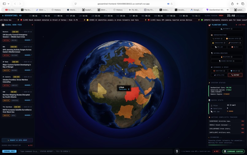 GeoSentinel – screenshot 2