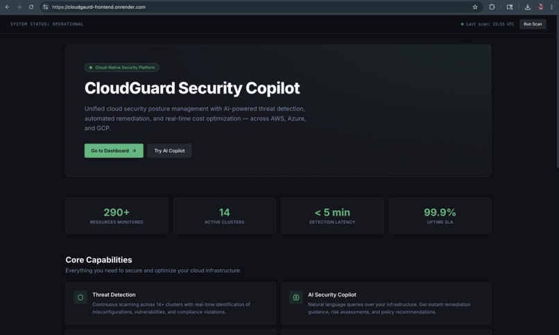 CloudGuard – screenshot 1