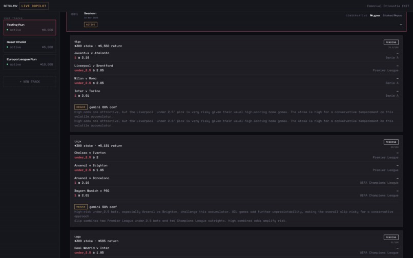 BetClaw – screenshot 4