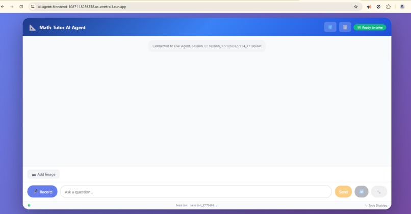 Math Tutor AI Agent – screenshot 1