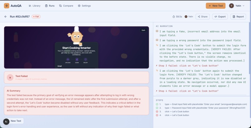 AutoQA - AI Browser Testing Agent – screenshot 7