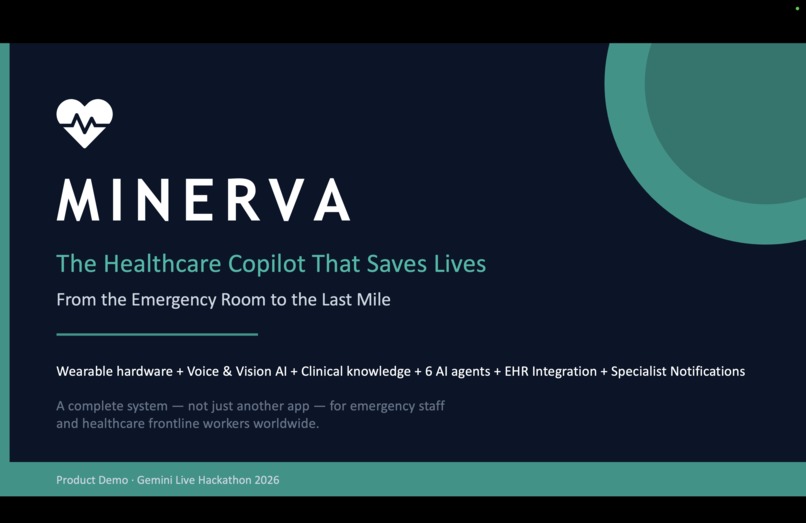 Minerva - The Healthcare Copilot that saves lives. – screenshot 2