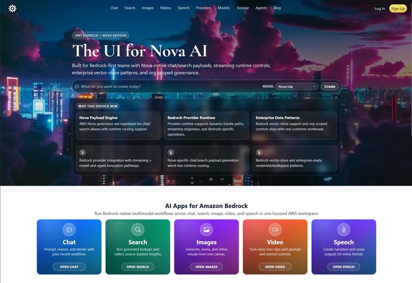 Osirus AI: The UI for Nova AI  – screenshot 1