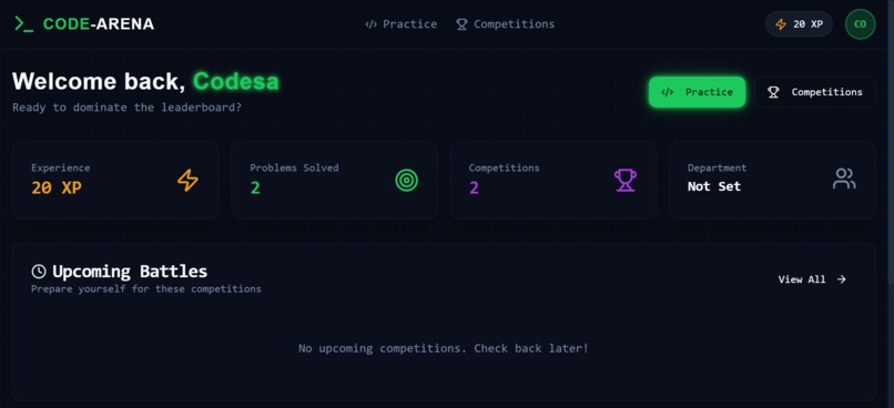 UniCodeArena - Campus Coding – screenshot 2