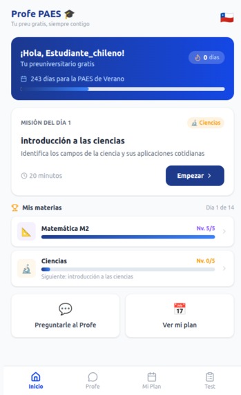 Profe PAES – screenshot 6