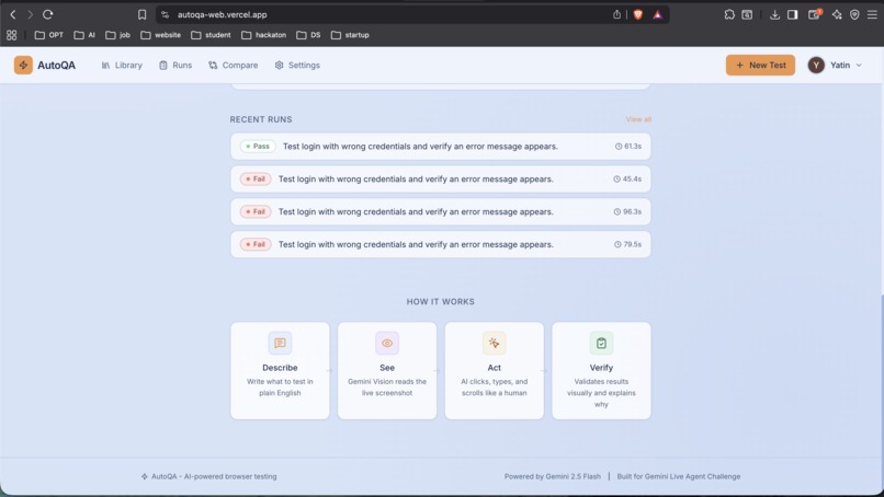 AutoQA - AI Browser Testing Agent – screenshot 4