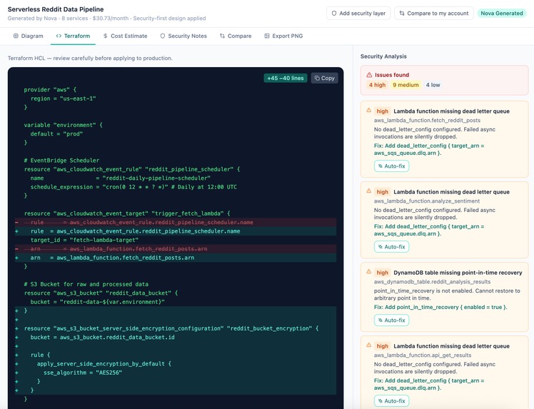 vAWSie - AI Native OS for AWS Cloud – screenshot 3