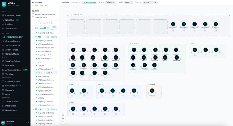 vAWSie - AI Native OS for AWS Cloud – screenshot 5