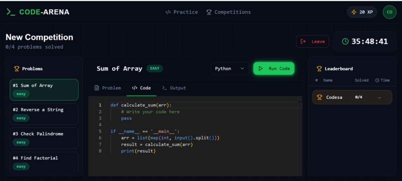 UniCodeArena - Campus Coding – screenshot 5
