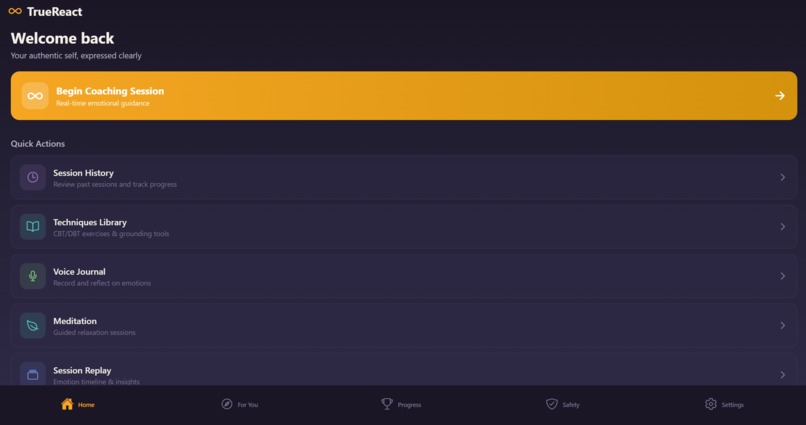 TrueReact – screenshot 4