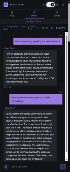 NovaLearn – screenshot 2