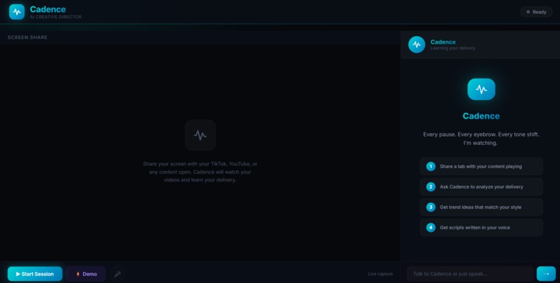 Cadence – screenshot 2