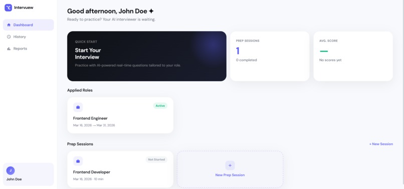 Intervuew(Real_time interview Agent) with RAG – screenshot 5