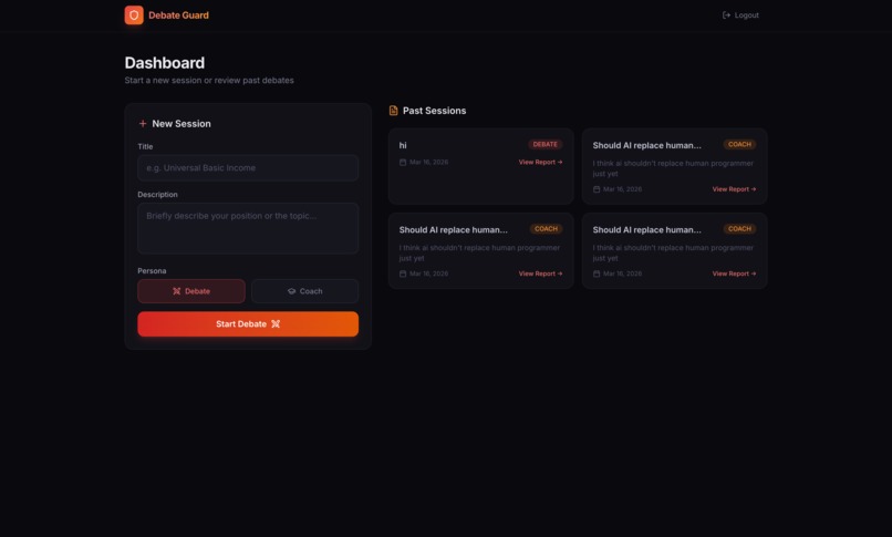 DebateGuard – screenshot 1
