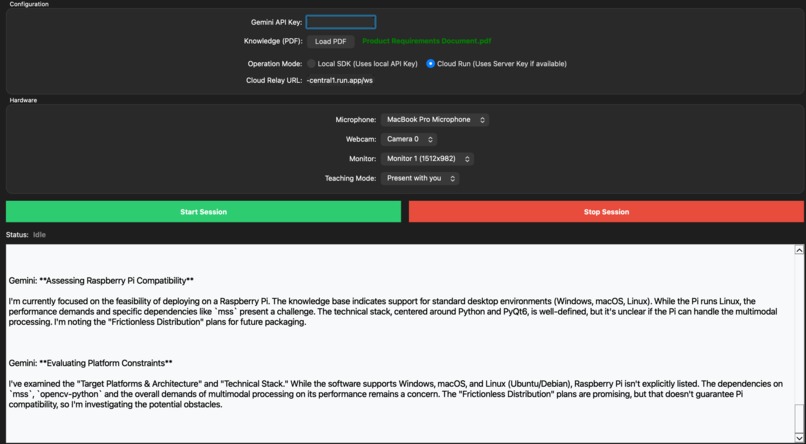 Presenting Agent – screenshot 1