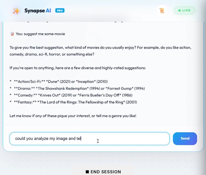  Synapse AI: Next-Gen Multimodal Intelligence – screenshot 1