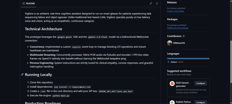 Vigilens-Cognitive-Assistant – screenshot 2