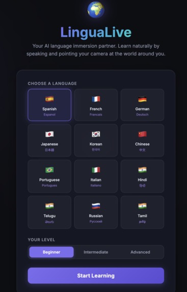 LinguaLive – screenshot 1
