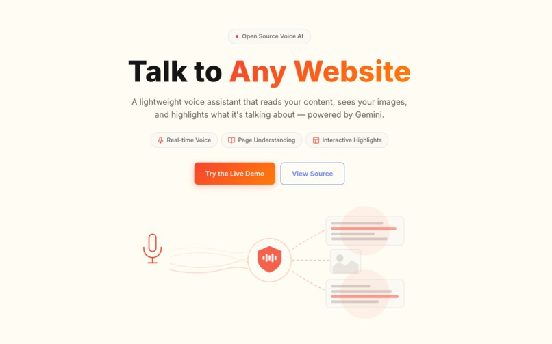 ArionTalk - Voice AI Agent for Any Website – screenshot 1