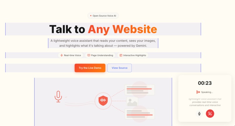 ArionTalk - Voice AI Agent for Any Website – screenshot 3