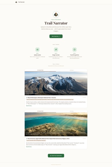 Trail Narrator – screenshot 1