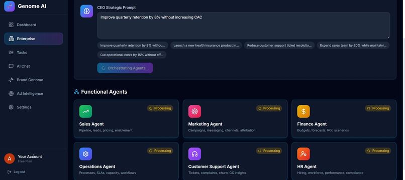 Genome AI – Scalable Marketing Intelligence Platform – screenshot 2