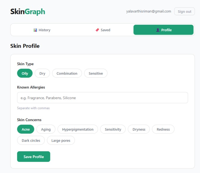 SkinGraph – screenshot 5