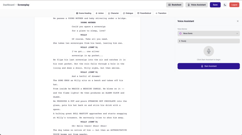 APS – screenshot 1
