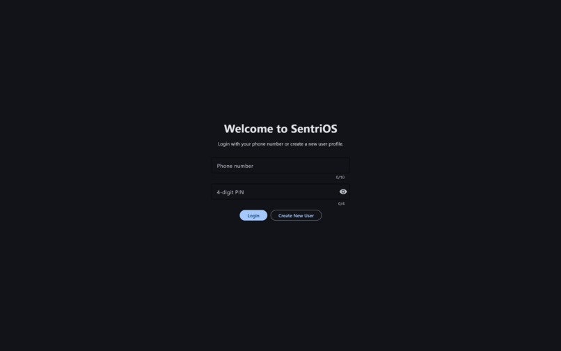 SentriOS – screenshot 1