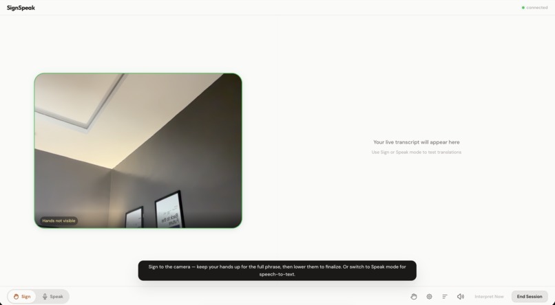 Sign Speak Live – screenshot 2