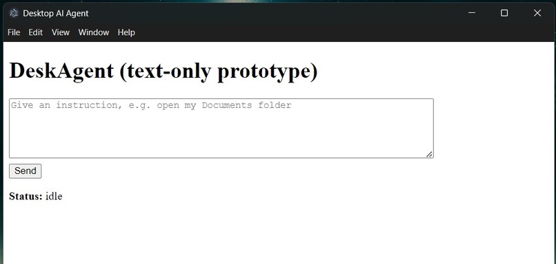 DeskAgent – screenshot 1