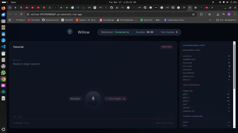Willow: Behavioral Voice Agent – screenshot 3